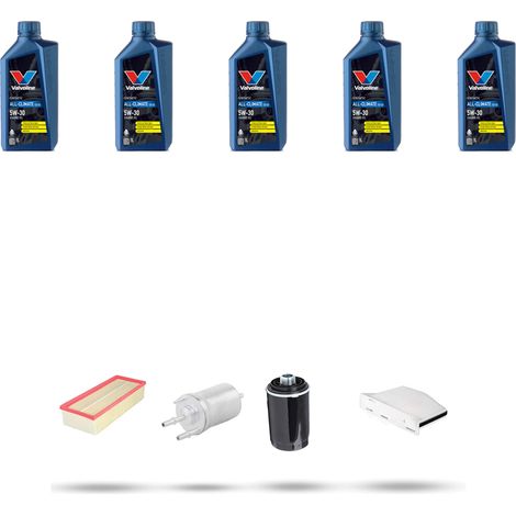 Kit tagliando 4 FILTRI e 5L OLIO compatibile con Skoda YETI (5L) 1.8 TSI 118Kw Dal 2009 (1/5)