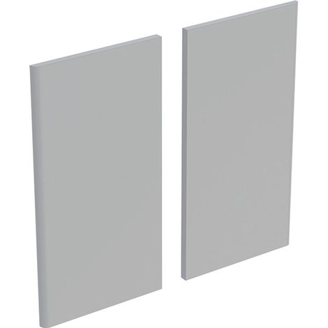 Ensemble de portes GE pour Renova Compact, meuble inférieur pour WT, largeur : 65 cm, gris clair