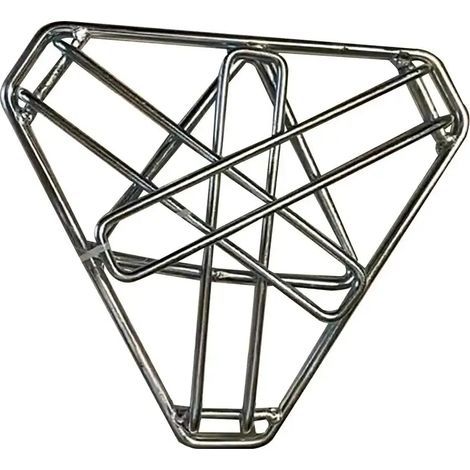 Support de cuisson pliable pour feu de camp, trépied en acier inoxydable, accessoires de barbecue pour pique-nique et barbecue portables. (1/4)