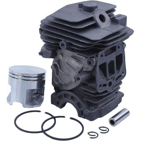 Ensemble piston-cylindre de 44 mm pour tronçonneuses Stihl MS231C et MS251 – Cylindre à 4 boulons – piston en aluminium – remplace les références 1143 020 1203 et 1143 020 1207. (1/4)