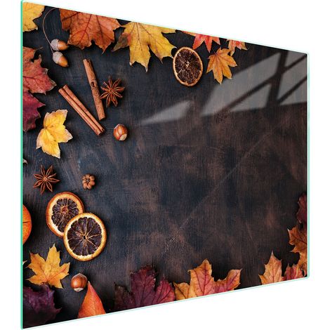 Planche à découper en verre 52x40 feuilles (1/5)