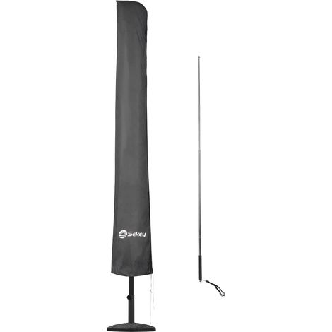Sekey Sonnenschirm-Schutzhülle Sonnenschirm Schutzhülle Wasserdicht Abdeckung Abdeckhaube Schutzhaube, für Ø 400 cm und 330 x 240 cm Sonnenschirm (1/5)