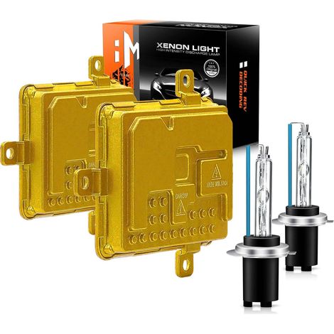 H7 Xenon HID Canbus Conversion Kit 55W 6000K Quick Start Ballasts Fast Bright Replacement Bulb (1/5)