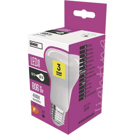 LED-Glühbirne Classic R63 8.8W E27 neutralweiß