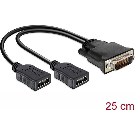 Adaptador DMS 59 M 2X HDMI H 20cm