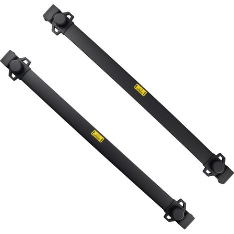 Aluminium Roof Racks Cross Bars For Jeep Renegade 2014-2024 2025 2Pcs Black (1/5)