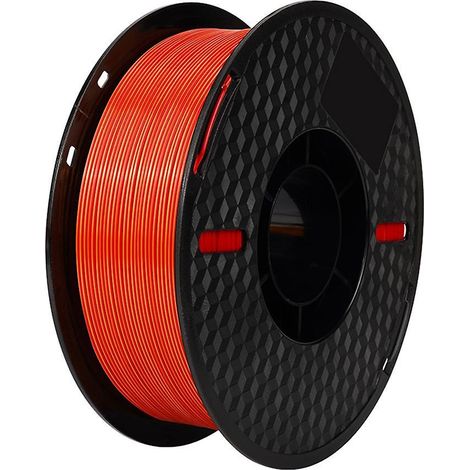 KINGROON 3D-Drucker PLA-Filament 1 kg 1,75 mm Dreifarbiges Seiden-PLA-Filament 3D-Druckmaterial Degr-Silk Rot Gold-