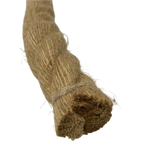 Corde en Jute Naturel Ø30 mm - 10 Mètres - Rampe Escalier