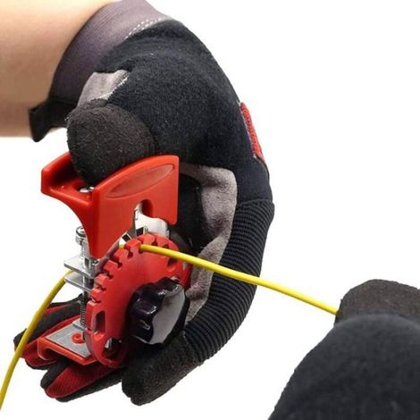 Ahlsen Denudeur Cable Electrique Manuelle multifonctionnelle Machine à dénuder Le cuivre à Main avec Profondeur réglable, Facile à (1/4)