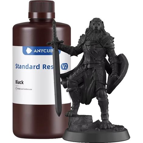 3D-Druckharz, flüssige Formulierung, kompatibel mit LCD-Druckern, 20kg V2 Schwarz (1/2)