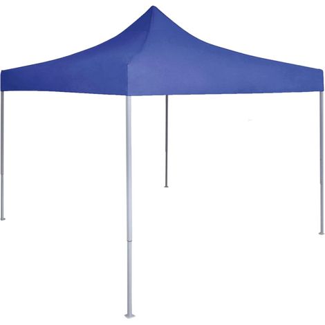 Tente de réception pliable Tonnelle de Jardin - Rapide à Installer professionnelle 2x2 m Acier Bleu BV113389 - BonneVie (1/5)