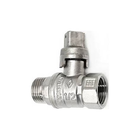 ROBINET À BILLE MÂLE/FEMELLE CADRE PLOMBABLE Taille : 3/4"  DN 20  PN 25