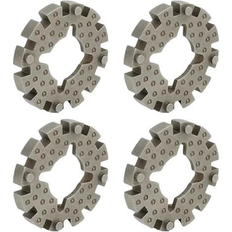 24 Stück runde Endkappen mit Kunststoffrohr-Einsätzen, Außendurchmesser 16 mm, für Stuhlbeine, Schutzkappen aus Kunststoff (1/5)