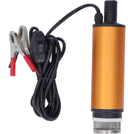 Pompe à huile 12V 80W, sortie 19mm, câble 2,5m, 5500TR/MIN, extracteur de carburant diesel, kérosène, eau, transfert. (1/5)