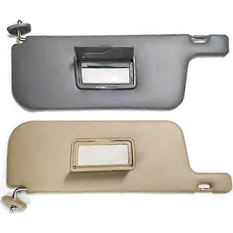 Sonnenblende für Great Wall Sailor Autoinnenraum, Dach, Sonnenschutz, Sonnenblende, Sonnenschutzblende, Beige, 1 Stück links