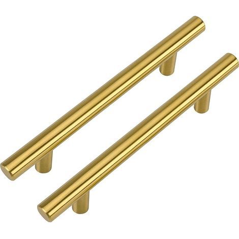 10PCS poignée dorée en alliage d'aluminium pour porte de placard (distance de trou: 96 MM)GroupM (1/5)