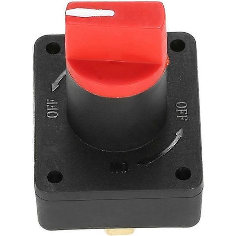 Interrupteur coupe-batterie 100 A pour voiture, camion, bateau ou camping-car (1/4)