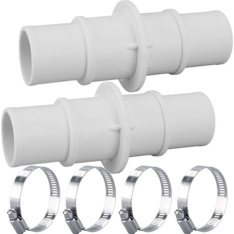 Adaptateur de tuyau de piscine, raccord en plastique de 1-1/4" ou 1-1/2" pour tuyaux d'aspirateur, de nettoyeur et de pompe de filtration de piscine