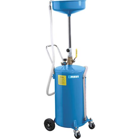 70 LITER ÖLABLASSGERÄT ÖLAUFFANGGERÄT ÖLAUFFANGWANNE ÖLAUFFANGWAGEN FERVI 0595