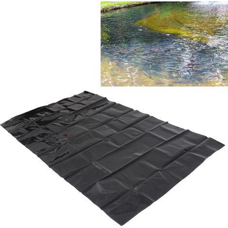 Revestimiento de piscina de PE de 0,5 mm, plegable, resistente a pinchazos, para acuicultura, cascadas y fuentes – 1,2 x 2,1 m (1/5)