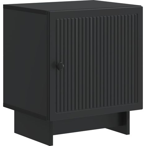 Bedside Cabinet Black 43 x 34.5 x 50 cm Engineered Wood vidaXL