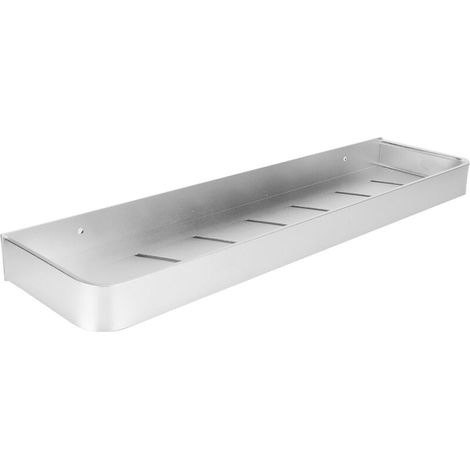 Étagère de salle de bain, espace de douche en aluminium, étagère monocouche, étagère de rangement pour shampoing, étagère de produits 50 cm (1/5)