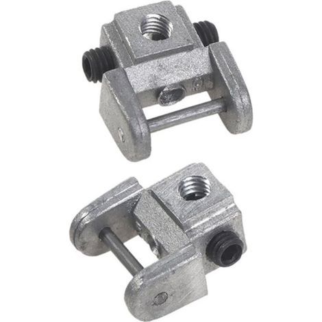 2 Pièces Supports de Lames Scie à Chantourner Adaptateur Conversion Sans Broche Métal (1/4)