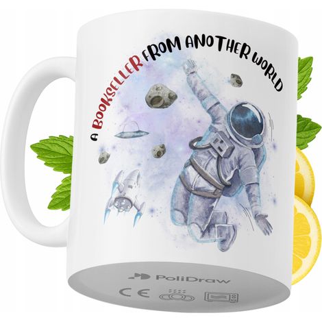 Taza para librero. Divertida taza de café o té con diseño de texto humorístico. Taza para cumpleaños, santos y días festivos. Taza premium para ocasiones especiales en casa, la oficina o el trabajo. C (1/5)