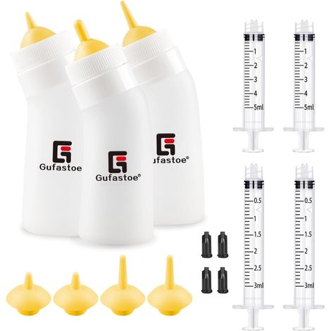 15 Pcs Pet Feeding Bottle Kitten Feeding Kit Breeding Feeding Bottle with Feeding Nipple and Syringes for Puppies, Dogs, Cats or Other Pets (1/5)