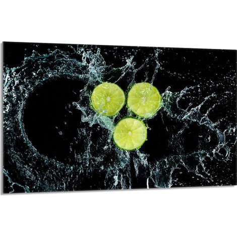 Glasschutzplatte für den Herd 80x52 Zitrone (1/5)