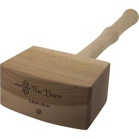 The Bars, martello rompighiaccio in legno & borsa in cotone (1/5)