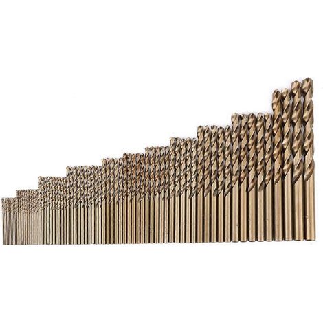 74-teiliges M35 Kobalt-Bohrer-Set HSS-CO Spiralbohrer Kombinationswerkzeuge (1,0-8,0 mm)