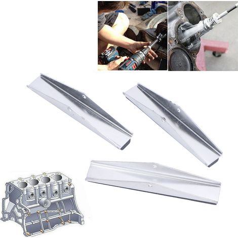 Piedras de bruñido de cilindros, juego de 3 mordazas para aplicaciones automotrices, 4 pulgadas, aleación de aluminio [Precio inicial] (1/5)
