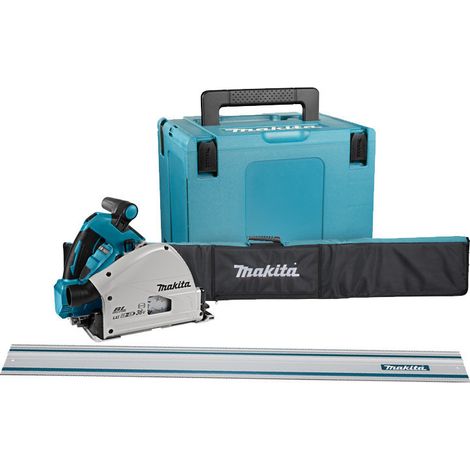 Scie plongeante 36V LXT Ø165 mm (produit seul) en coffret avec rail de guidage - MAKITA DSP600ZJ2