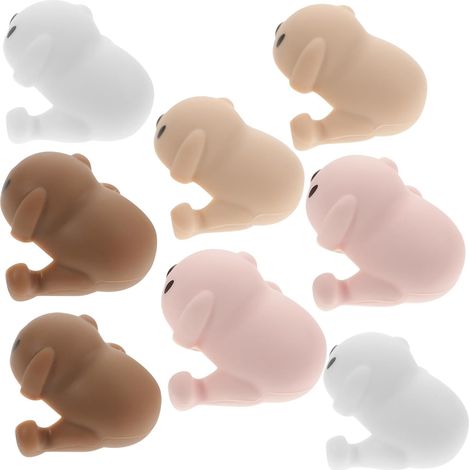 8 Pièces Protections d'angle en Silicone Gardes de Coin Motif Chiot, Sécurité sans Bavure, pour Armoire et Bureau, Garçon et Filles (1/5)