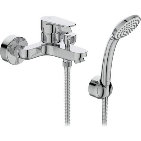 Miscelatore monocomando esterno per vasca/doccia in ottone cromato - Ideal Standard Cerafine (1/5)
