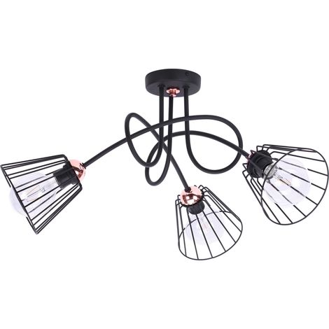 Elegante lampada a sospensione WIRE, rame LOFT (1/5)