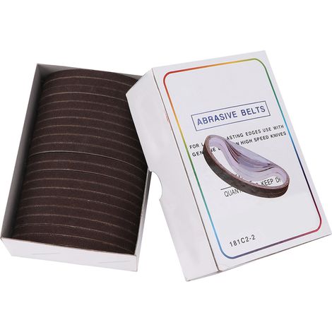 100 bandes abrasives en alumine résistantes à l'humidité et à la chaleur, durables, antistatiques et lavables, pour le polissage (1/5)