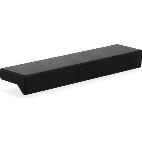 tirador angle. aluminio. 1440mm - viefe acabado negro mate dist. agujero dist. 64mm.