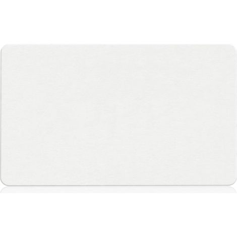 Tapis de Bain en Pierre 90x60 cm, Tapis de Bain Diatomite Absorbant, Séchage Rapide, Antidérapant, pour Salle de Bain et Douche, Blanc (1/5)