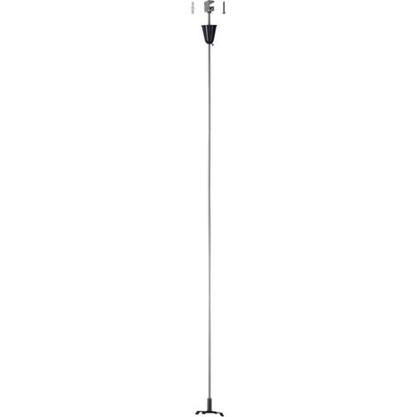 Systèmes rail 3 allumages 230V S-TRACK suspension rigide pour rail 3 allumages intérieur noir - SLV 175160