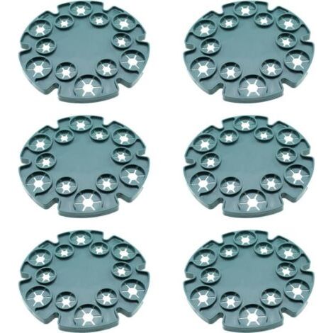 Lot de 6 supports pour tiges de bambou, plantes grimpantes, plants de tomates, concombres, clématites (1/5)