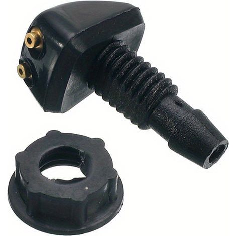 BRAVIX 2 pcs Buses de Lave-Glace Avant Voiture Jet de Pulvérisation, Petit D'essuie-Glace de Lave-Glace Universelles Buses de Pare-Brise de Voiture, Buse D'essuie-Glace de Lave-Glace Voiture (1/5)