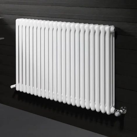 Radiatore da arredo bianco modello ardesia h.856/int.800 mm 3 colonne 8 elementi CORDIVARI