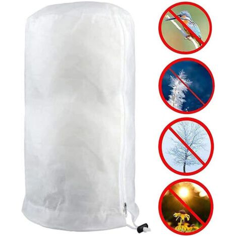 Houhence – Housse d'hivernage pour plantes – Tissu non tissé respirant – Protection contre le gel – Dimensions 140 x 200 cm (1/5)