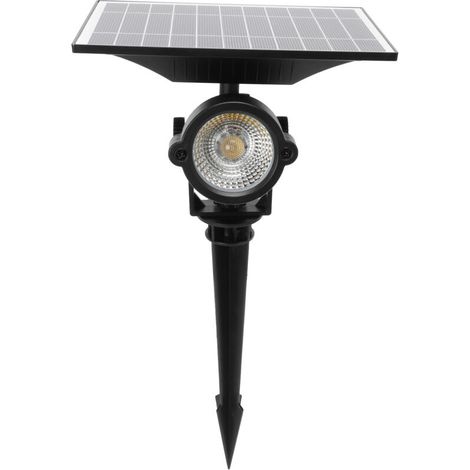 Lámpara solar de césped de 10 W IP65 – Iluminación exterior para jardín, patio y paisajismo – Paquete de 4