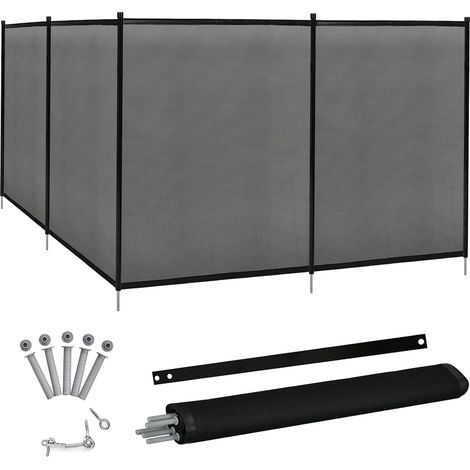 360 x 125 cm - Clôture de Protection pour Enfants - Clôture de Protection pour Piscine - Kit Complet pour Piscine enterrée (1/5)