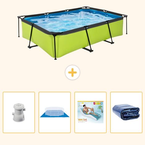 Exit-toys Piscine Exit Rectangulaire - 300x200x65 cm - 5-pièces  S345 (1/5)