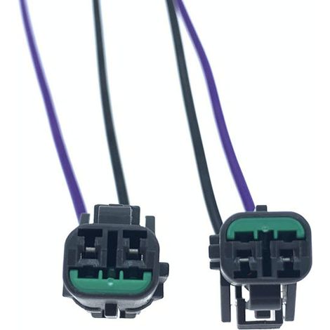 Injector connector and injector wiring harness for Kobelco SK200, 250, 260, 350-8 Super 8 Komatsu solenoid valve -- JB1122-2P