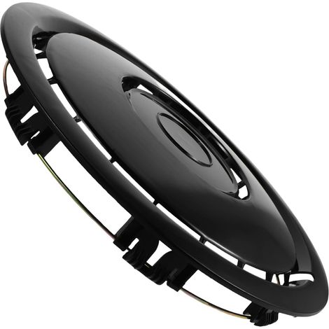 Cache-moyeux Design Protecteur et Stylé en Plastique Noir Renforce Le Style et L'esthétique pour Jantes de Camion pour Déplacements Courts en Ville (1/5)